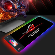 Load image into Gallery viewer, Wireless Charging Mouse Pad, RGB Luminous Mouse Pad
