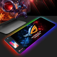 Load image into Gallery viewer, Wireless Charging Mouse Pad, RGB Luminous Mouse Pad
