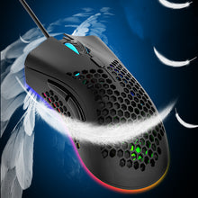 Load image into Gallery viewer, Wired Mouse Game FPS Gaming Light Hole Mouse Eat Chicken Mouse
