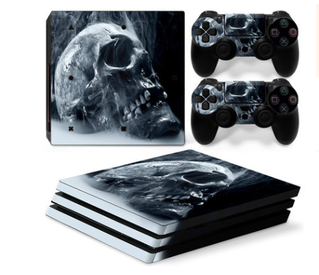 PS4 Pro game machine host Sticker Anti scraping geometric pattern sticker