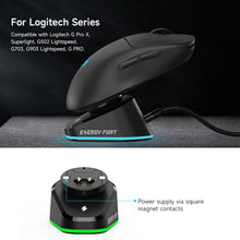 Load image into Gallery viewer, Razer Logitech Wireless Mouse RGB Mouse Charging Dock
