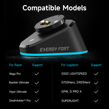 Load image into Gallery viewer, Razer Logitech Wireless Mouse RGB Mouse Charging Dock
