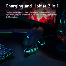 Load image into Gallery viewer, Razer Logitech Wireless Mouse RGB Mouse Charging Dock
