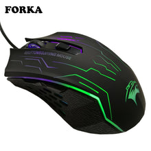 Load image into Gallery viewer, FORKA Silent Click USB Wired Gaming Mouse
