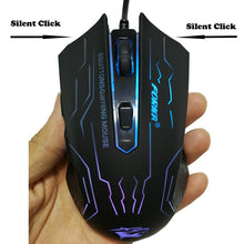 Load image into Gallery viewer, FORKA Silent Click USB Wired Gaming Mouse
