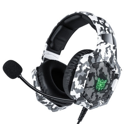 ONIKUMA K8 PS4 Headset Camouflage casque Wired