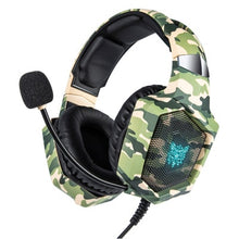 Load image into Gallery viewer, ONIKUMA K8 PS4 Headset Camouflage casque Wired
