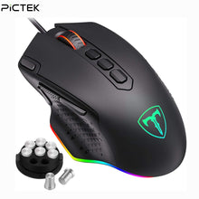 Load image into Gallery viewer, PICTEK 12000DPI Wired Gaming Mouse
