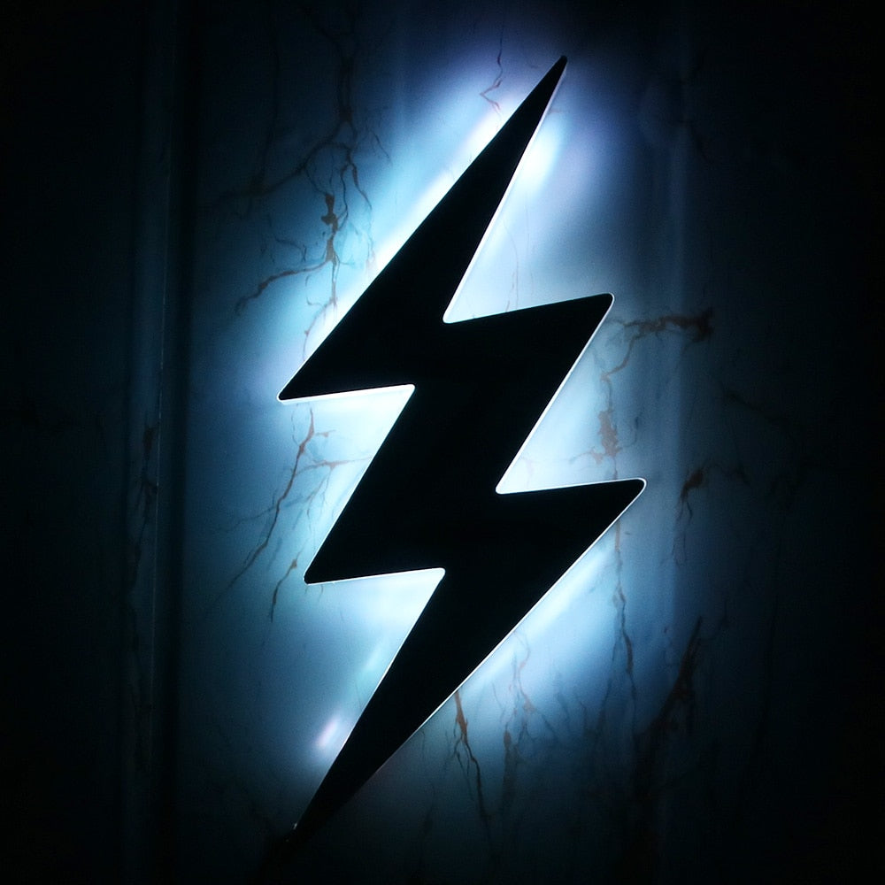 Lightning Bolt Decorative Wall Art Mirror