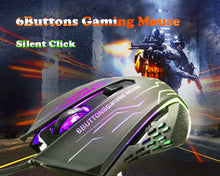 Load image into Gallery viewer, FORKA Silent Click USB Wired Gaming Mouse
